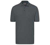 Polo de haute qualité avec poignets poignets - Gris - XXL