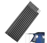 Polo de la tienda: postes de Lona de campamento, varillas de Hierro Ajustables | Bar de soporte de carpa telescópica, de cobertura de codo de hamaca Para el Refugio de Lona Solar Para acampar
