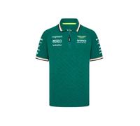 Polo De L'équipe Aston Martin Officiel Formule 1 Homme Vert