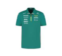 Aston Martin F1 2025 Homme Polo Équipe Vert - Taille: XXL