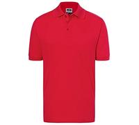 Polo de qualité supérieure avec poignets - Rouge - XXL