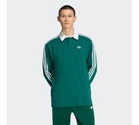 POLO DE RUGBY MANCHES LONGUES 3 BANDES Collegiate Green S