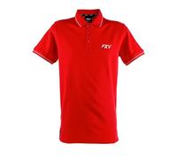 Polo de rugby Stade - FORCE XV - Rouge - Col polo - Manches courtes - Adulte