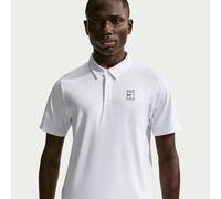 Polo de tennis Dri-FIT NikeCourt Advantage pour homme Blanc/Blanc/Noir L