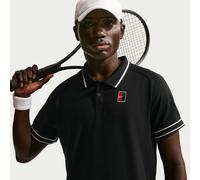 Polo de tennis NikeCourt Heritage pour Homme Noir/Blanc M
