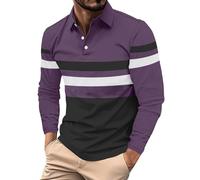 Polo de travail à manches longues pour homme et adulte en coton coupe ajustée col grand-père T-shirt de sport vêtement de travail respirant coupe musclée décontractée extensible avec poche boutonnée