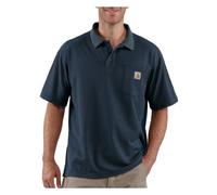 Polo de travail avec poche pour hommes Carhartt K570 - Coupe originale, M, bleu marine, 1