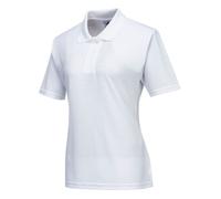 Portwest Polo Femme Naples, Couleur: Blanc, Taille: XS, B209WHRXS