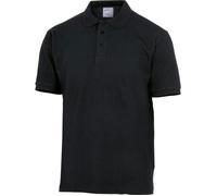 Polo AGRA manches courtes 100 % coton noir TL - - AGRANOGT