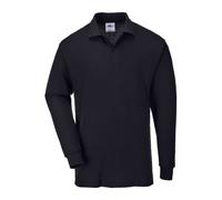 Portwest Polo manches longues B212BKRL Noir Taille L