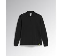 Polo de travail noir manche longue ML ATLANTIS ORGANIC - Diadora - 17795480013 S