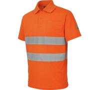 Polo de travail Würth MODYF haute-visibilité LUMEN orange Orange 3XL