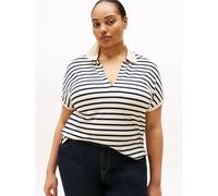 Polo Décontracté Curve Crv Lyocell Open-Nk Polo Ss/Calico/Dark Night Navy Stp - 50