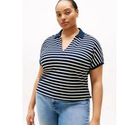 Polo Décontracté Curve Crv Lyocell Open-Nk Polo Ss/Dark Night Navy/Calico Stp - 52