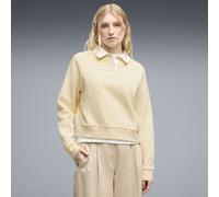 Polo décontracté en polaire à manches longues PUMA Class Femme, Vêtements, Jaune, L L