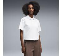 Puma Class Relaxed Polo Short Sleeve Polo Blanc S Femme