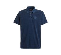 Polo délavé Guess Es Eli G Patch Bleu S