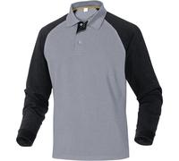 POLO DELTA PLUS 100% COTON GRIS NOIR - TURINGR0 48/50 (M)