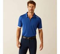 Polo d'équitation 1/4 zip Ariat Bandera Bleu S