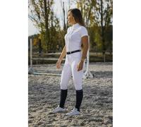 Polo d'équitation concours femme Equithème Dorla Blanc M