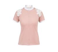 Polo d'équitation de concours femme Cavalliera Blossom Rose 2XL