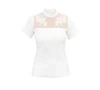 Polo d'équitation de concours femme Cavalliera Eternity Blanc S