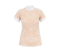 Polo d'équitation de concours femme Cavalliera Pure Lace Beige M