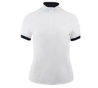 Polo d'équitation de concours femme Horze Taylor Blanc 40