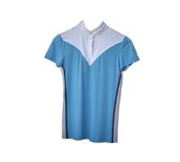 Polo d'équitation de concours femme Penelope Moon Bleu XL