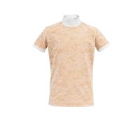 Polo d'équitation de concours fille Cavalliera Pure Lace Marron 6/7 ans