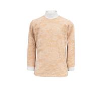 Polo d'équitation de concours manches longues fille Cavalliera Pure Lace Marron 8/9 ans