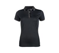 Polo d'équitation femme HKM Catherine Noir XS