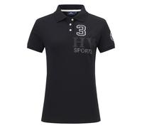 Polo d'équitation femme HV Polo Favourite Noir XL