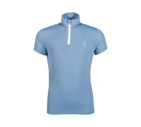 Polo d'équitation fille HKM Kids Aymee Bleu 3/4 ans