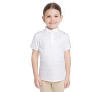 Polo d'équitation manches courtes enfant LeMieux Mini Bella Blanc 7/8 ans