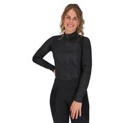 Polo d'équitation manches longues femme QHP Zahra Noir 40