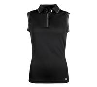 Polo d'équitation sans manches femme HKM Catherine Noir M