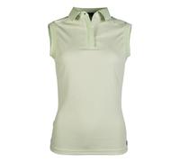 Polo d'équitation sans manches femme HKM Catherine Vert L