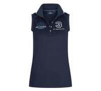 Polo d'équitation sans manches femme HV Polo Favouritas Tech Bleu M