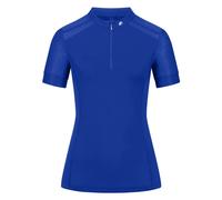 Polo d'équitation technique zippé femme ELT Nancy Bleu 2XL