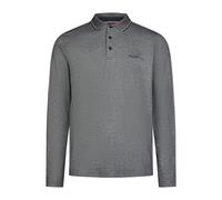Polo deux ton manches longues Hechter Bleu L