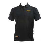 Polo DeWalt Homme Noir Moyen Polo à col roulé Manche longue Animal Pêche Evacuation de la transpiration Séchage rapide Léger