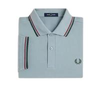 Polo double liseré Fred Perry Bleu L