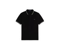 Fred Perry Slim Fit Twin Tipped Polo, Noir , XXL