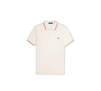 Polo double pointe Fred Perry Blanc XS