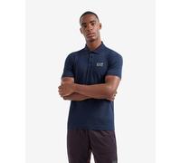 Polo EA7 Core Identity Logo manche courte bleu marine - 3XL