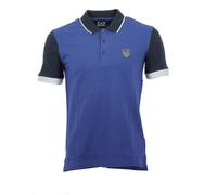 Polo EA7 Emporio Armani - 3GPF63-PJ04Z-1582 - Bleu - Homme - Manches courtes - Col polo XS