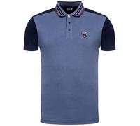 Polo - EA7 Emporio Armani - 3HPF14-PJ61Z-1529 - Bleu - Manches courtes - Col côtelé S