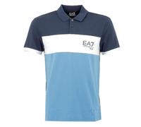Polo EA7 Emporio Armani - Bleu - Manches courtes - Homme - Regular - Col polo S