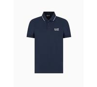 Emporio Armani Polo EA7 à logo, bleu, L